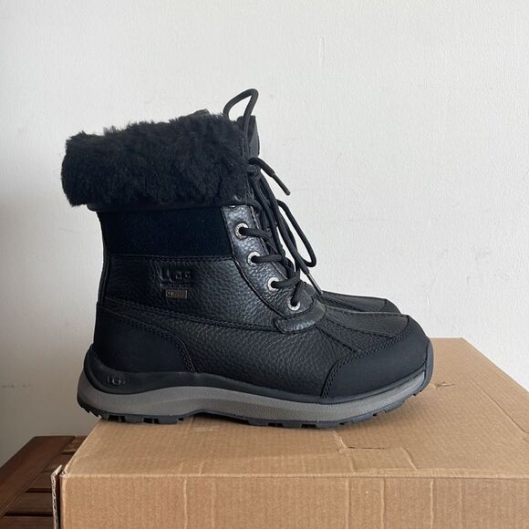 UGG Adirondack III Boot Black USA Women Size 6/UK 4/EU37(MSRP$250) - Picture 8 of 14